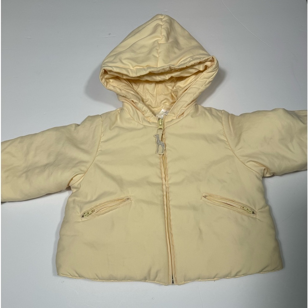 jacadi pale yellow girls 12M jacket